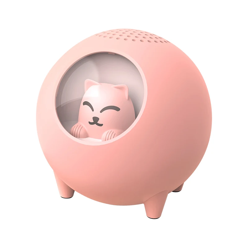 

NEW Outdoor Rechargeable Mini Size Cat Design Wireless Portable BT Speaker