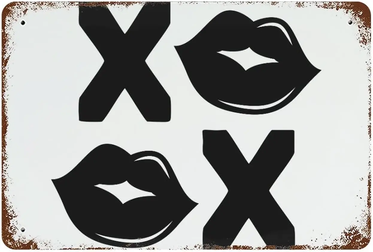 Забавный Metl Sgns OO Tn 812 nch Best Gfts для Vlentne's Dy Vntge Br Resturnt Wll Decorn