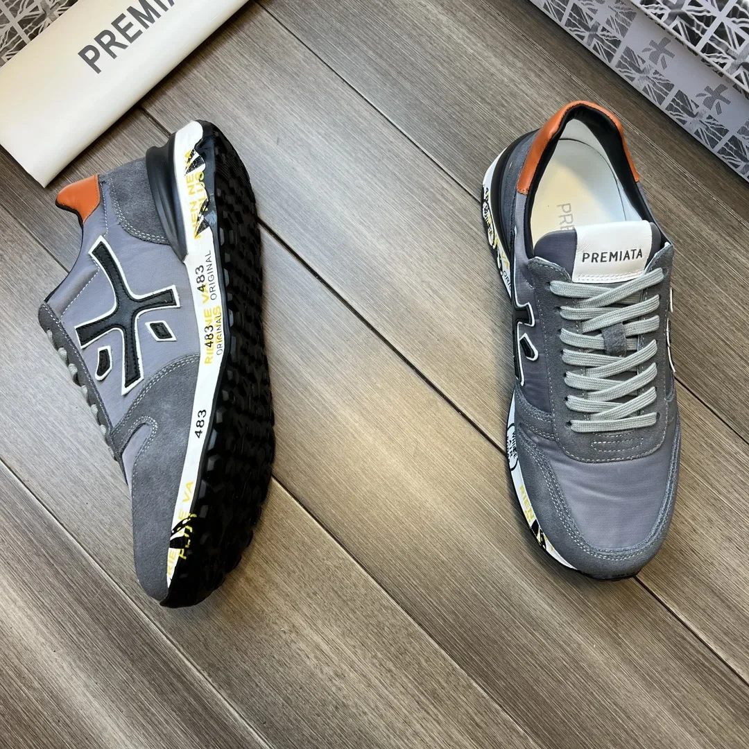 PREMIATA Мужская мода Ретро уличный тренд универсальная спортивная обувь простые