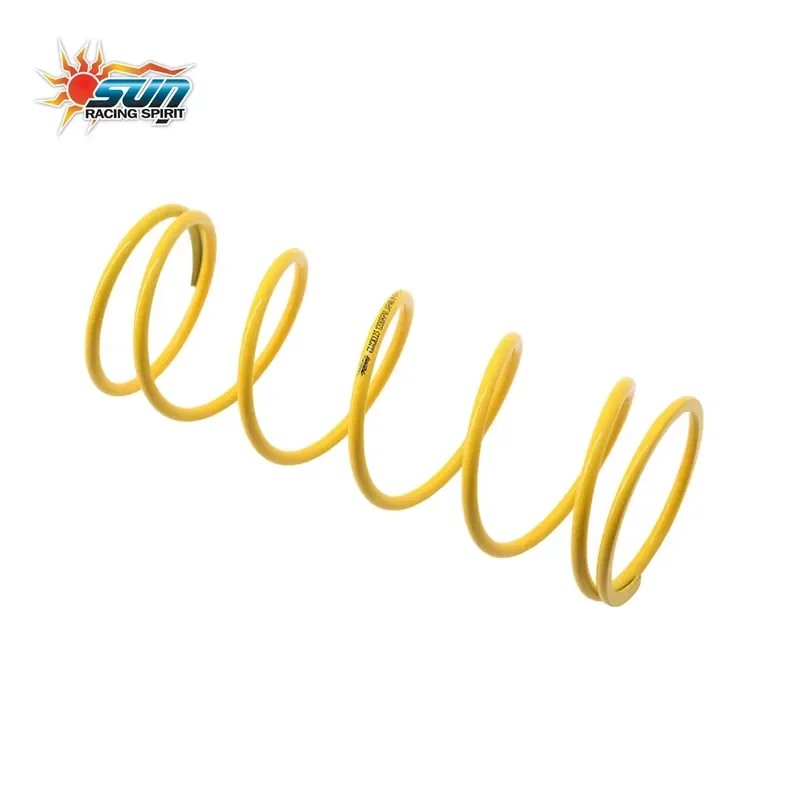 Фото Новая Желтая Центральная Пружина SUN Racing для Скутера CLICK125, 1200 об/мин, Прочная, Плавная Работа, Производство Тайвань, для Модернизации/Обновления №3