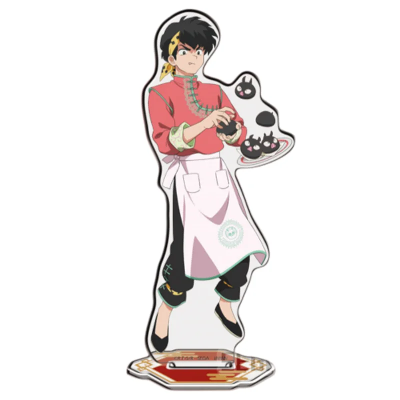 Фото 15 см Япония Аниме Ranma Nibun no Ichi Фигурки Ranma Tendou Akane Косплей Акриловая подставка Модель Тарелка Настольный декор Стоящий Новый продукт №3