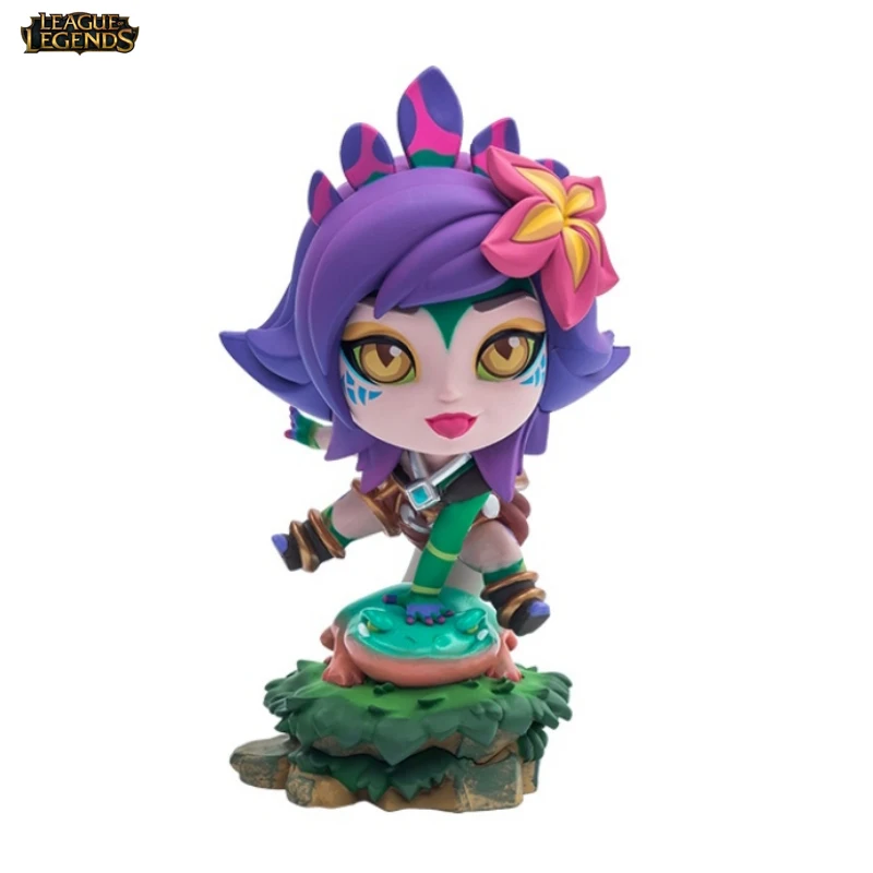 

Лига Легенд Neeko Lol, любопытный хамелеон, статическая модель, настольное украшение, коллекционные предметы, фигурная игра, периферийная детская игрушка