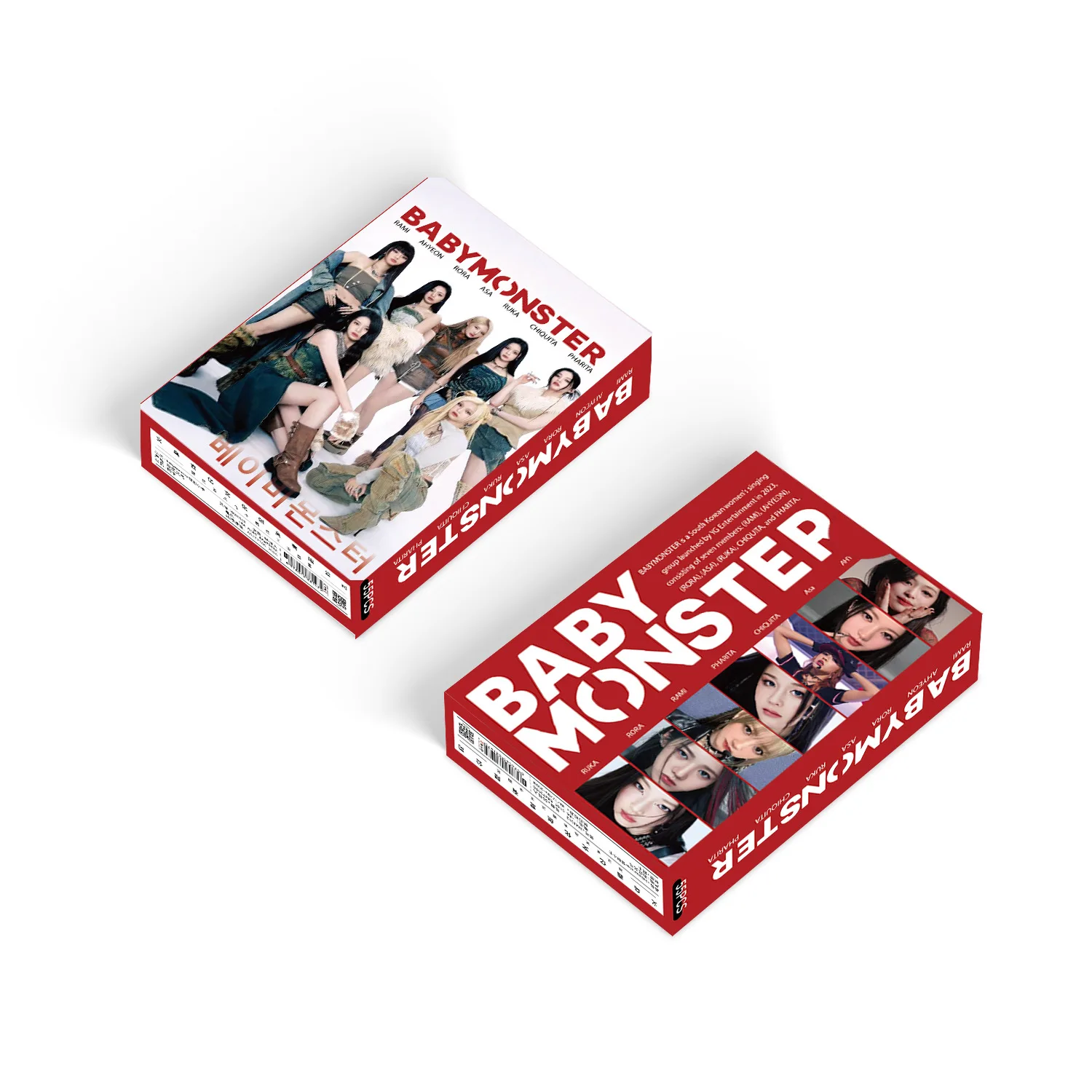 55 шт./набор карточки Idol BABYMONSTER Lomo для девочек