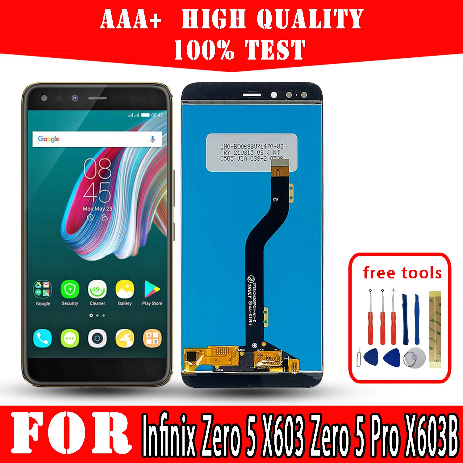 Оригинальный ЖК-дисплей для Infinix Zero 5 X603 Zero 5 Pro X603B, дисплей премиум качества, запасные части для сенсорного экрана, зеркальный ремонт