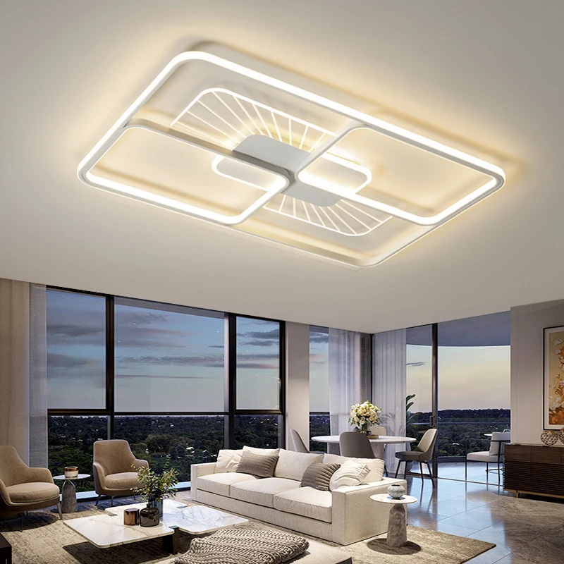 

Modern Ceiling Light White For Indoor Home Loft Living Dining Room Bedroom Lustre Lighting Study Kitchen Indoor Light Decoration