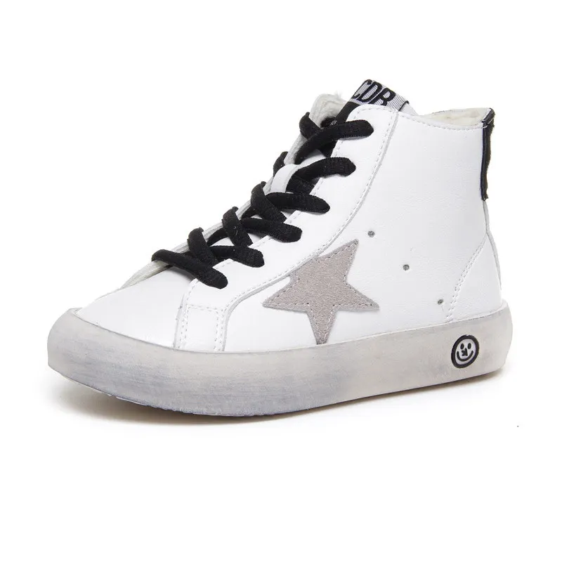 Детские кроссовки 2022 модные новые спортивные для мальчиков со звездами удобные