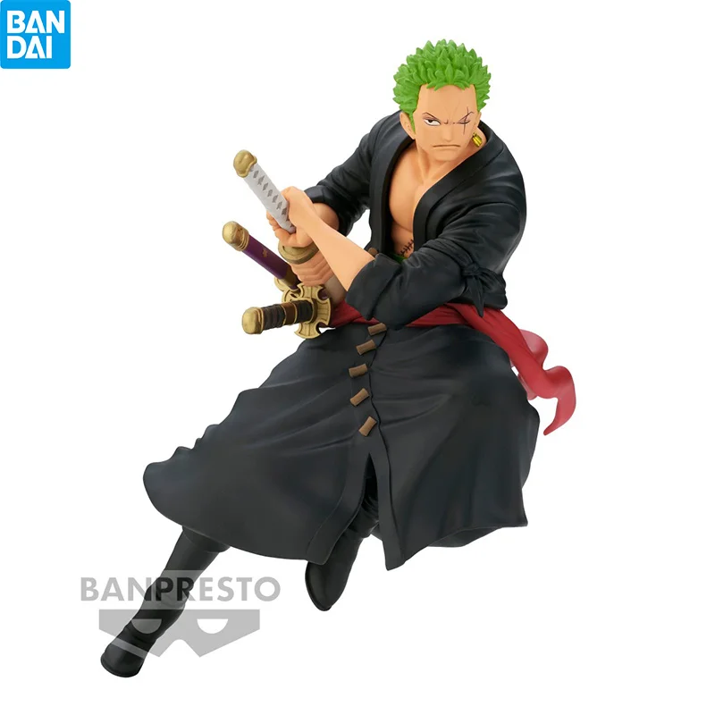 

Original BANDAI BANPRESTO One Piece Battle Record Collection Roronoa Zoro Figure 17cm Anime Action Model Collectible Toys Gift