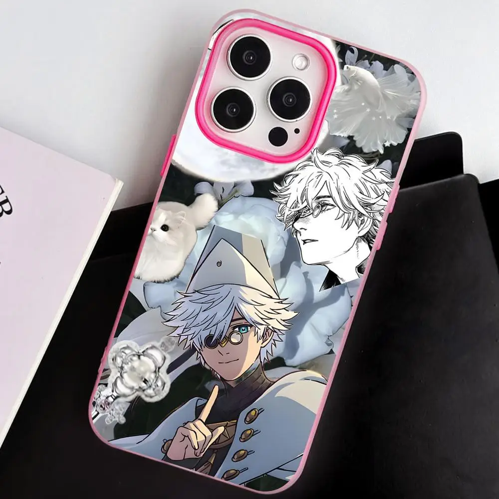Фото Чехол для телефона Witch Hat Atelier Qifrey для iPhone 17 16 15 14 13 12 11 Air Pro Max Plus, двухслойный, желейный, розово-красный №2