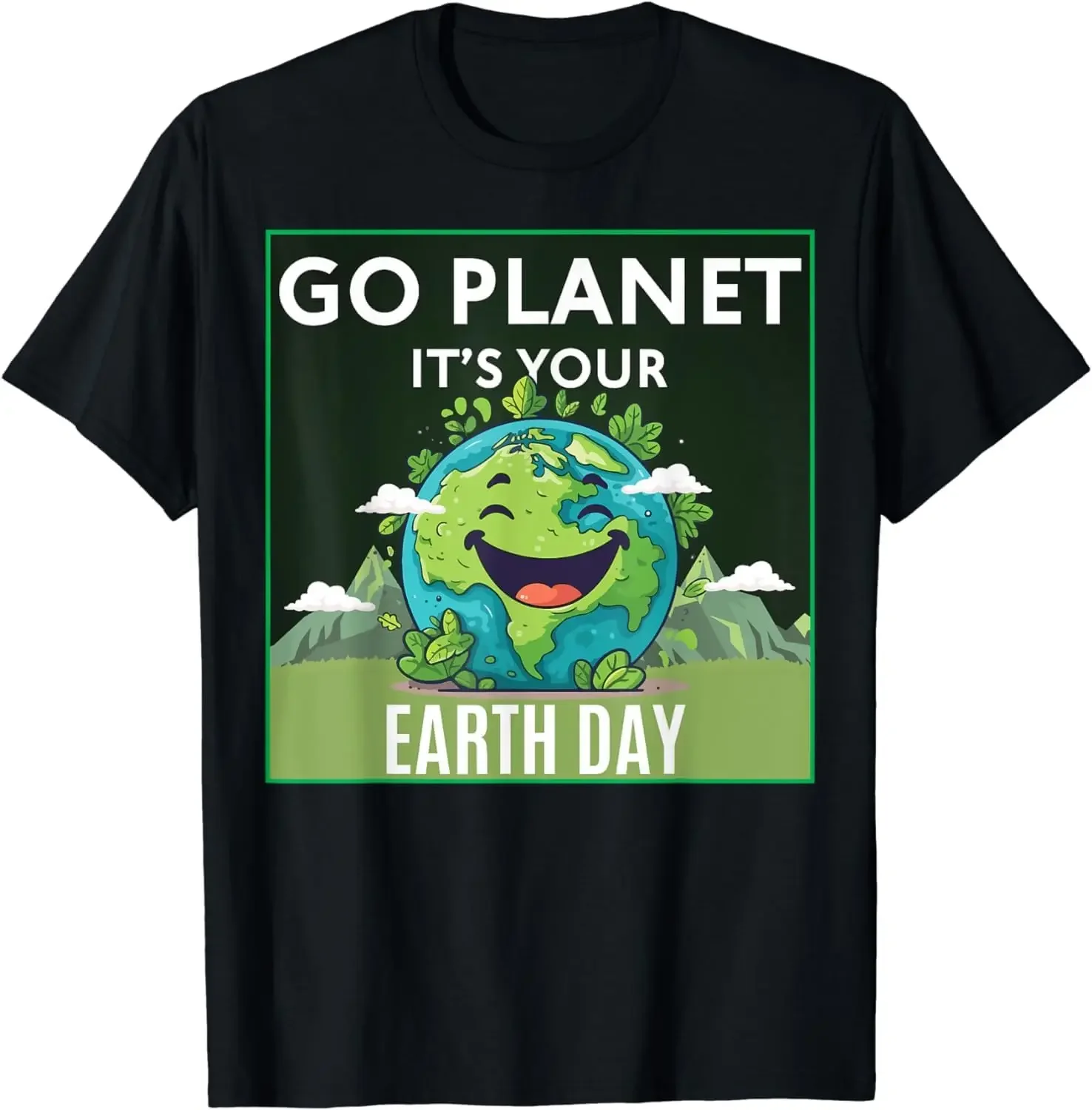 Смешная Милая планета LUjiu Go It's Your Earth Day 2024 - playera divertida