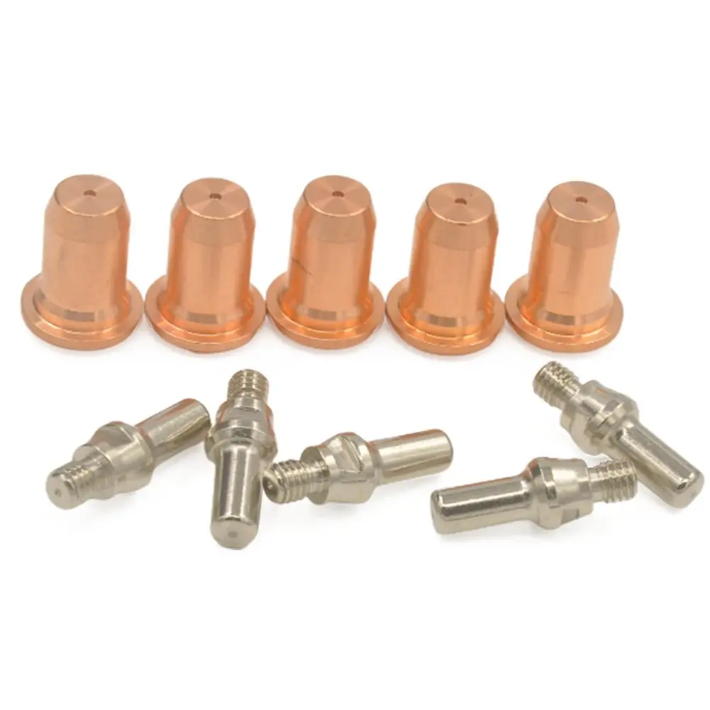 

IPT 60 1.1mm Nozzle Plasma Torch Electrode For Everlast PowerPlasma 50S/60S Plasma Cutter 10pcs Plasma Electrode Welding Tool