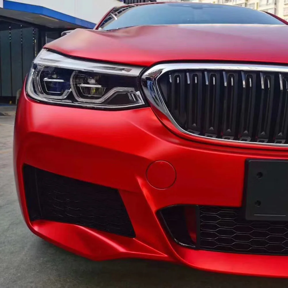 Wrapmaster 1 52*17 м (4 9 фута * 56 футов) матовая керамическая красная автомобильная пленка