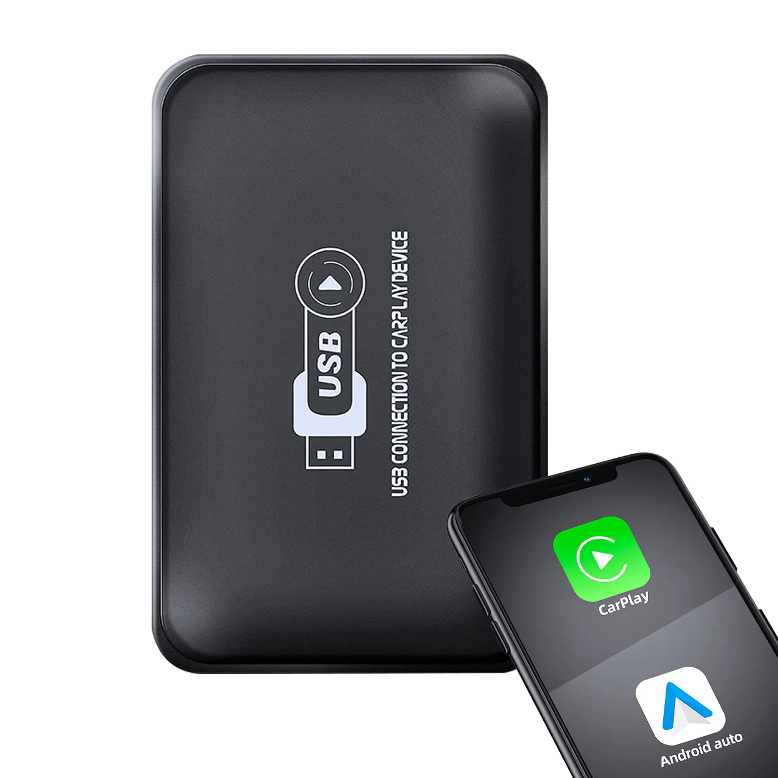 

Universal Apple Android Carplay Wireless Car Play Box Bluetooth Connection For Wired To Wireless Car-Play Car Multimedia Player