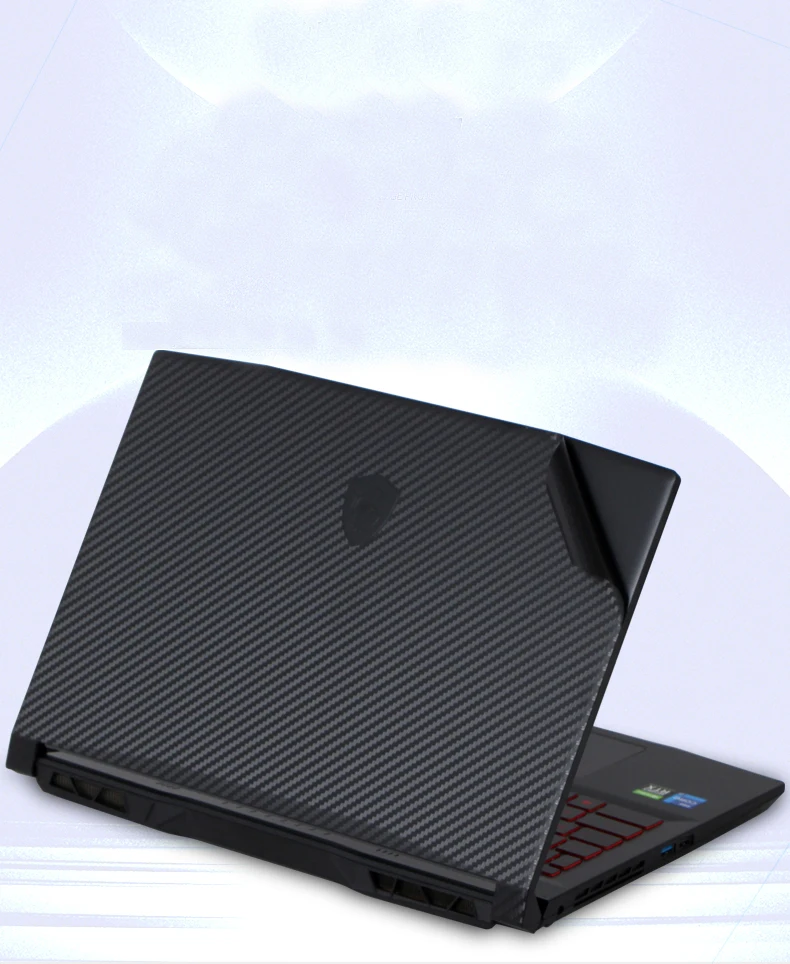 Carbon fiber Laptop Sticker Skin Decals Cover Protector for MSI Creator 15 15.6" 2020 release | Skins