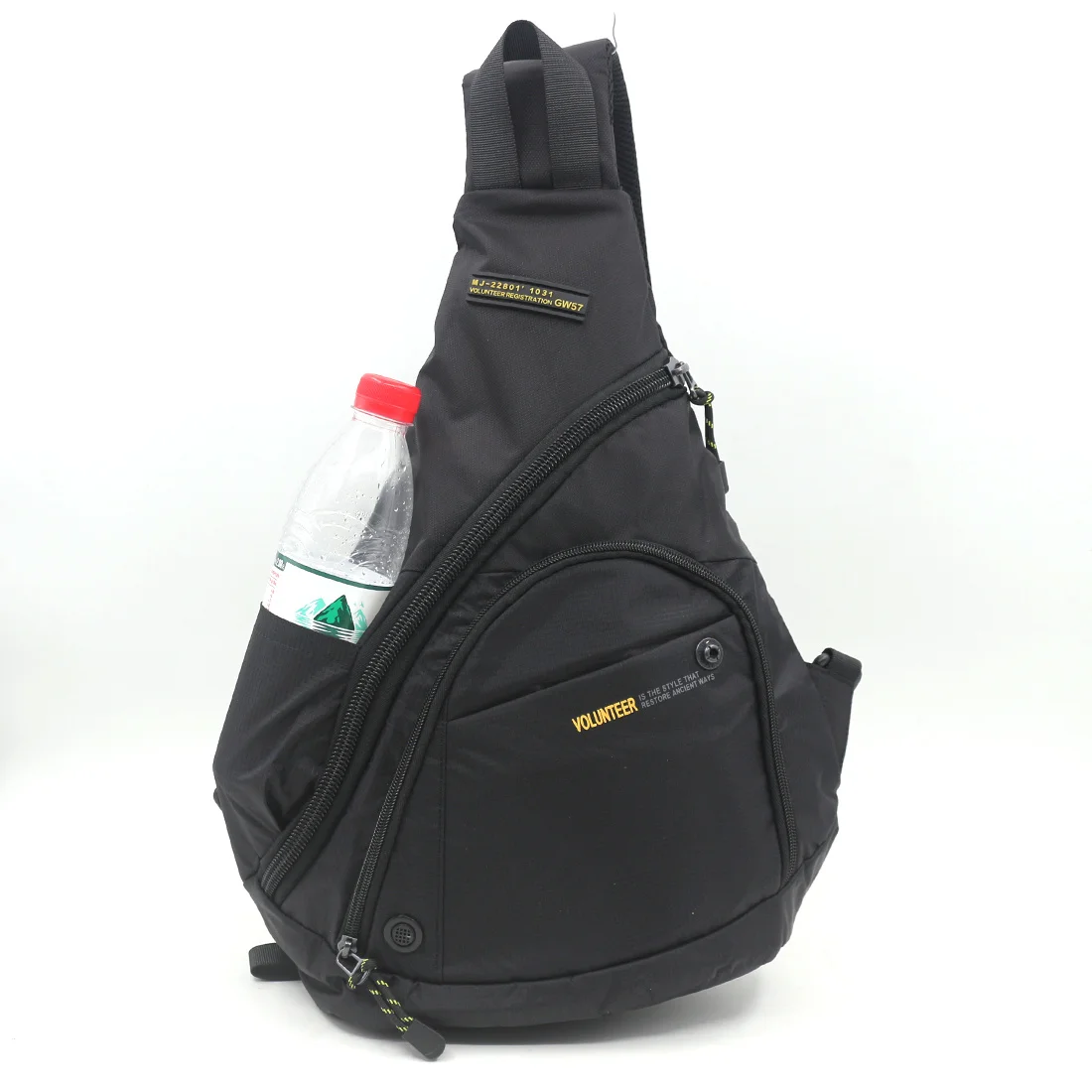 

Men Cross body Backpack Sling Chest Bag Travel Knapsack Fashion Water Bottle/Kettle Designer Male Oxford Shoulder Bag Rucksack