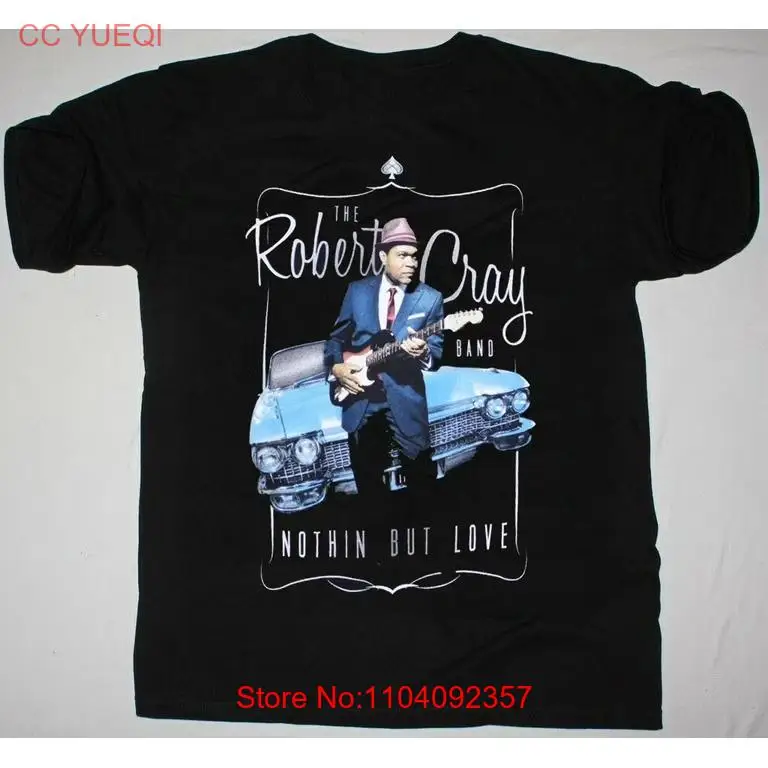 Vtg Robert Cray Band Nothin But Love Хлопковая черная рубашка полного размера для мужчин CM091