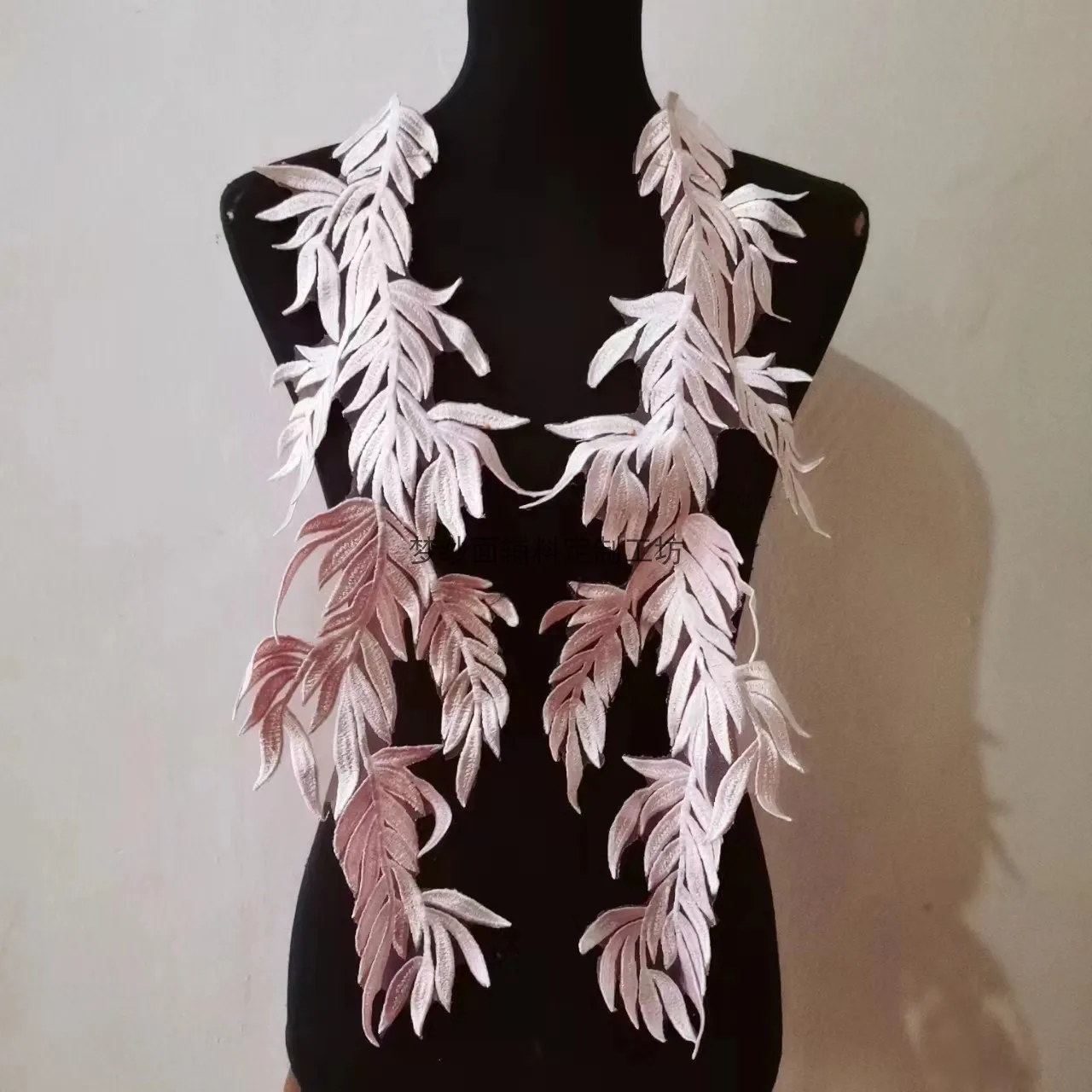 1 пара/2 шт., Кружевная аппликация 22x57 см