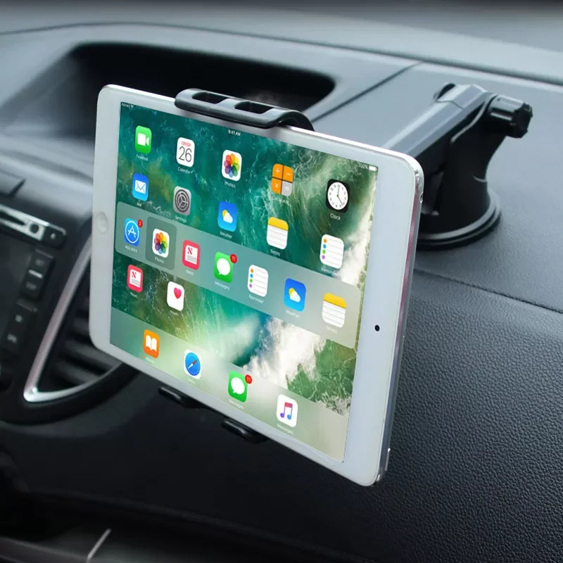 

2022 Universal 7 8 9 10 11 Inch Tablet Pc Stand for Stong Suction Tablet Car Holder for Ipad Lengthened Hose Bracket new