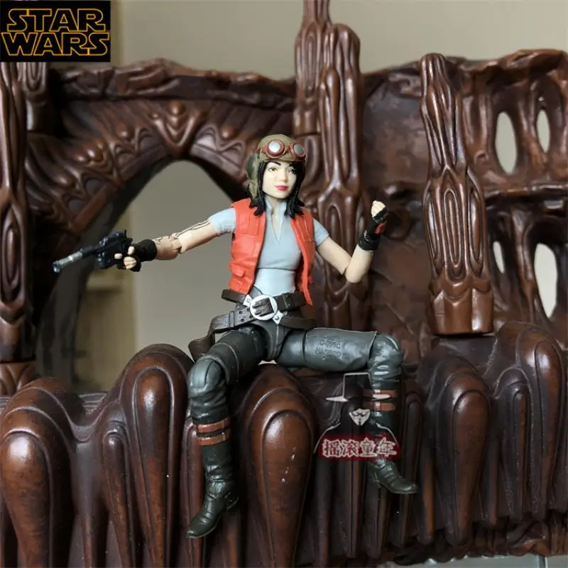 

3.75inch cartoon Hasbro Star wars Clone Wars Darth Vader assistant Doctor Aphra Action Figure toys for children no box