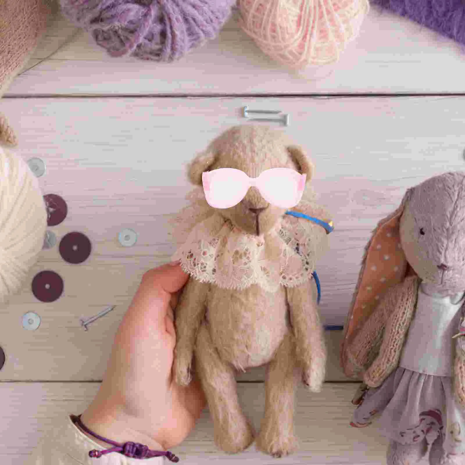 

50 Pcs Mini Glasses Toys Plastic Cosplay Decor Eyeglasses Props Accessories Funny Decors Creative Sunglasses Child Dress