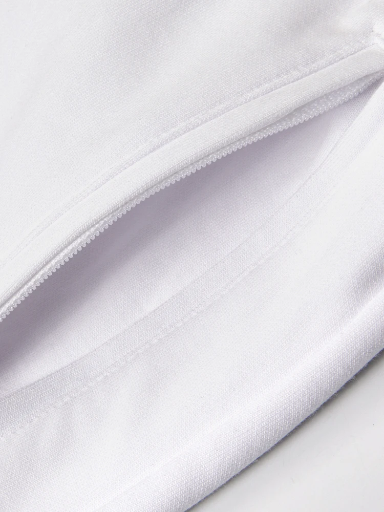 BOSIDENG летние брюки женские повседневные белые спортивные свободная одежда