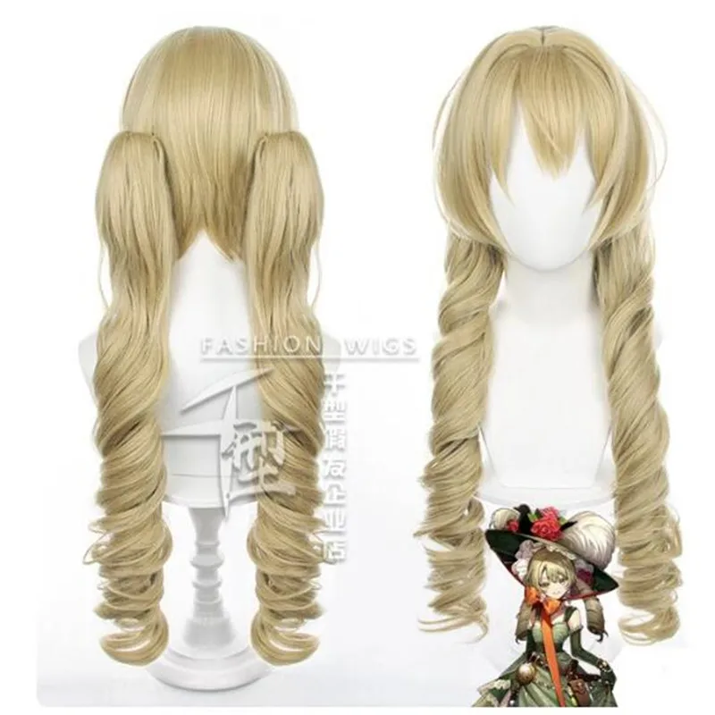 

Game Reverse:1999 Sotheby Cosplay Wig 57cm Around Long Curly Hair Heat Resistant Synthetic Halloween Party Accessories Props