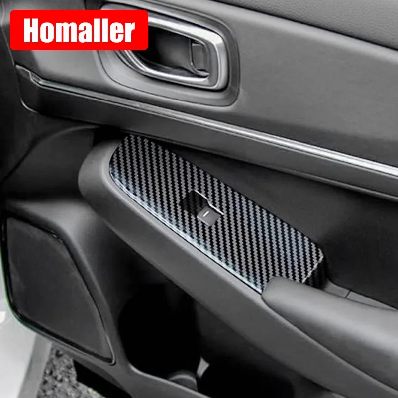 Для Honda HRV HR-V VEZEL 2021-узкая внутренняя дверная ручка кнопка подъема окна рамка