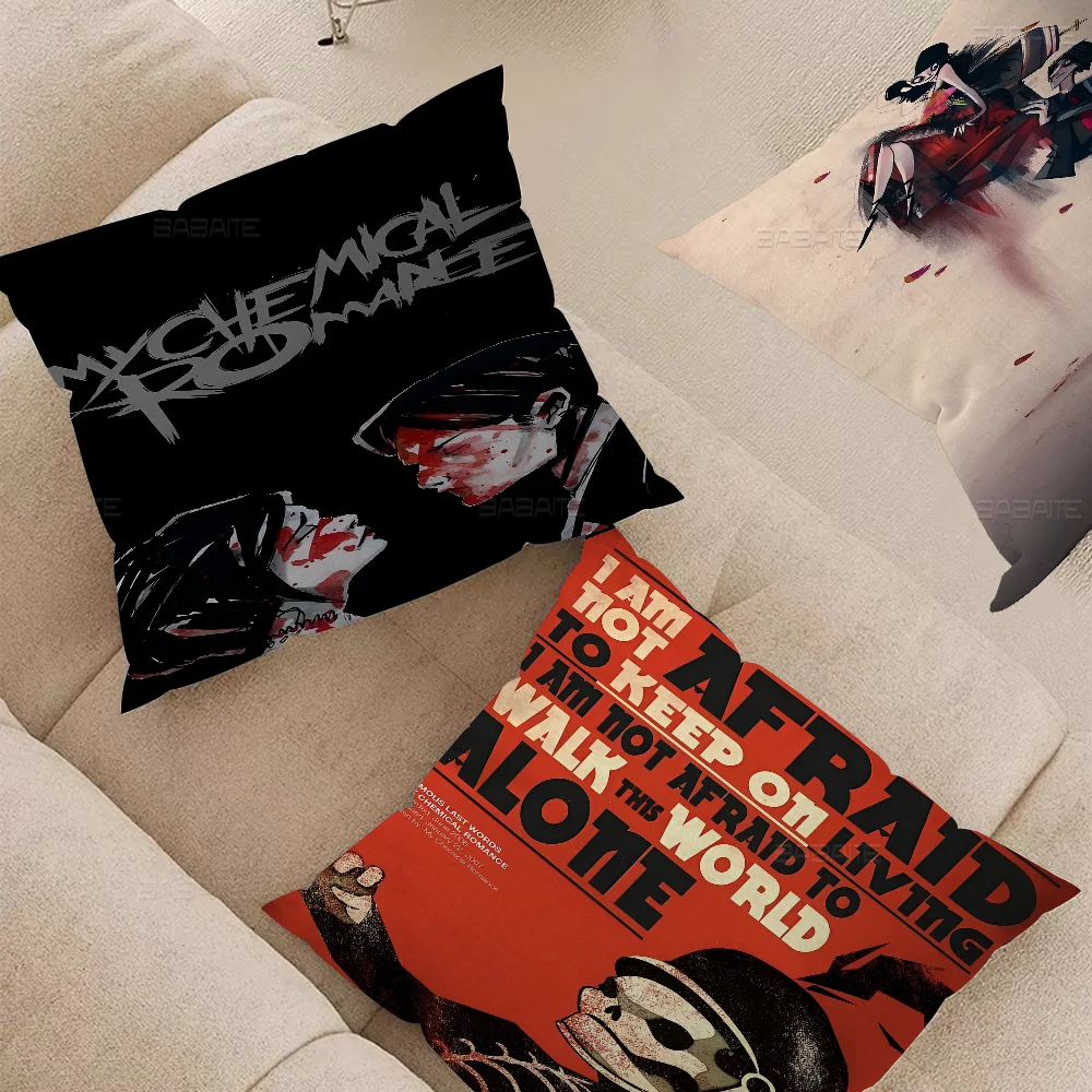 Чехол для подушки My C-Chemical R-Romance Band 30x50 полиэстеровые диванные декоративные