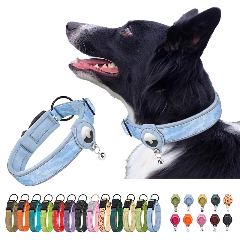 

Collar Pet Anti-lost Protective Supplies Case Pet Collar Locating New Dog Collar Tracker Airtag Outdoors Removable Walking Dog
