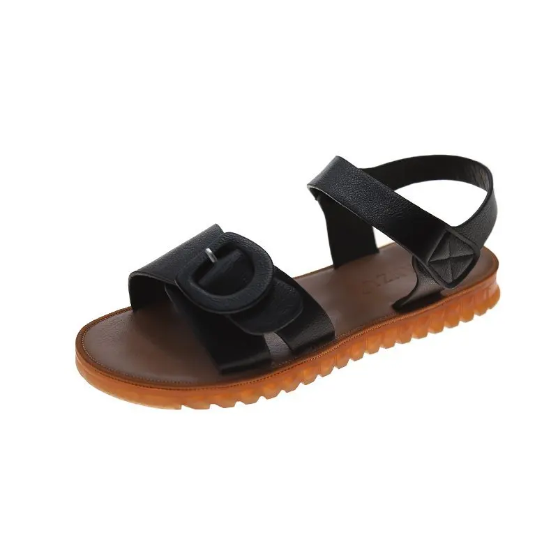 

Новинка 2023, модные женские летние повседневные противоскользящие сандалии в стиле ретро DY4113