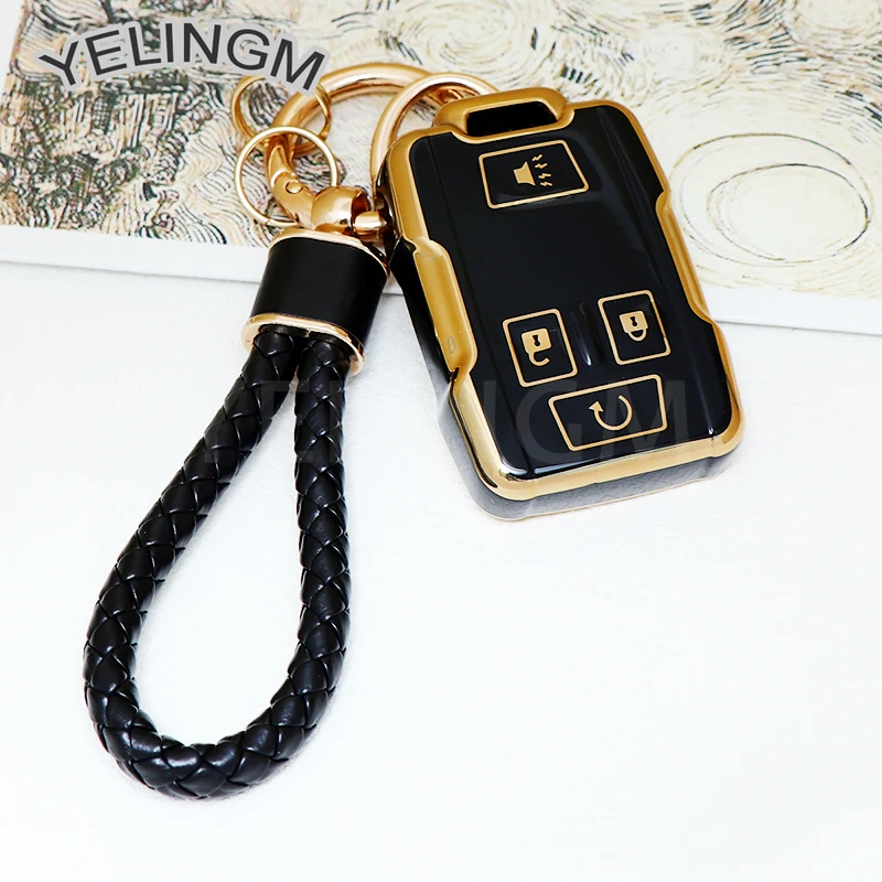 Новый ТПУ чехол для автомобильного ключа Chevrolet Колорадо Silverado 1500 2500HD 3500HD GMC Yukon Sierra