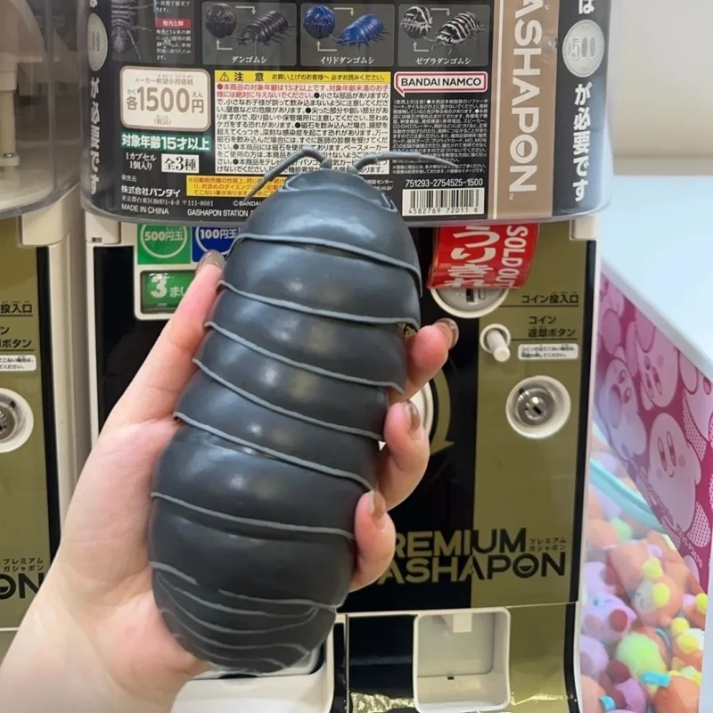 Фото Коллекционная подвижная фигурка Bandai Ikimono Daizukan Pill Bug Advance: реалистичный изопод Ролли-Полли для декора стола, в наличии №2