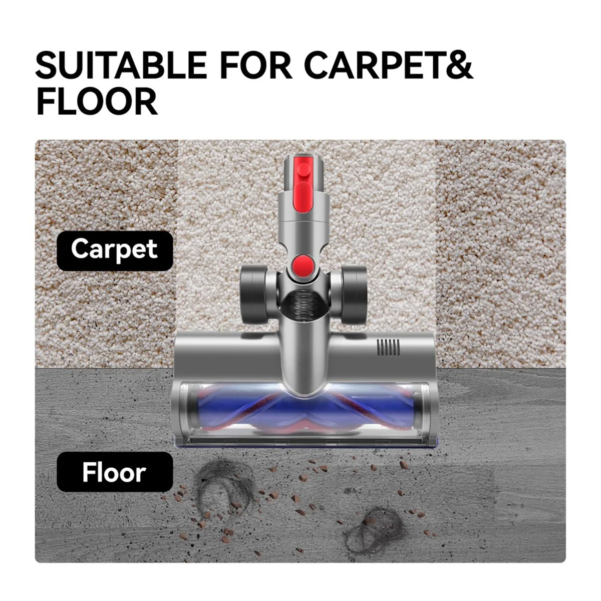 Головка щетки с вакуумным приводом для V10Slim V12Slim запасные части чистки ковров