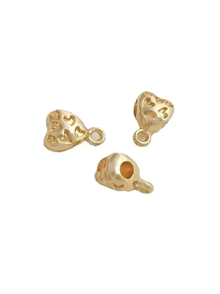 14-каратная золотая сумка сохраняющая цвет поясное кольцо в форме любви