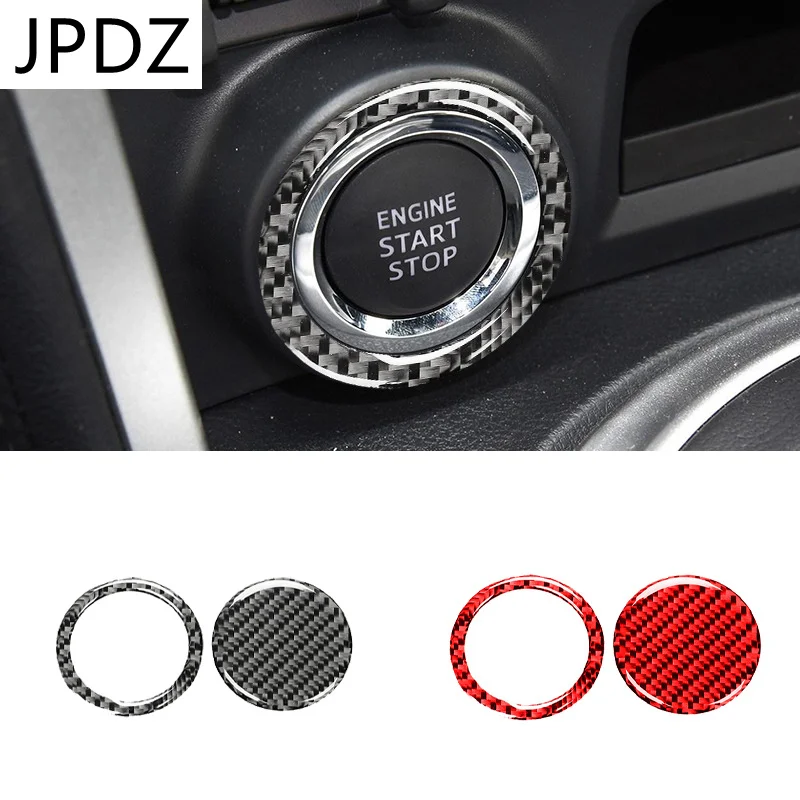 

Внутренняя наклейка из углеродного волокна для запуска двигателя автомобиля, держатель ключа, наклейка для Subaru BRZ, Toyota 86 2010-2016, автомобильные аксессуары