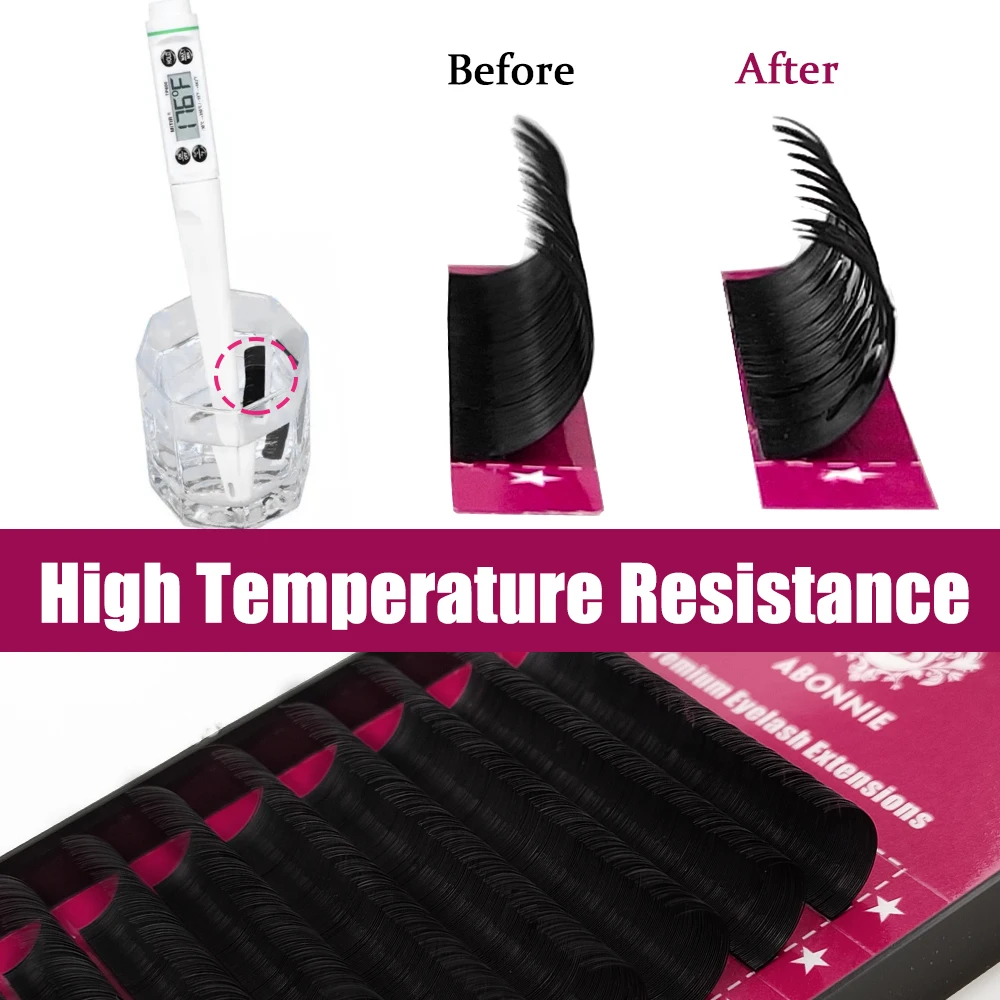 Фото Abonnie Classic Lashes B/C/cc/D Curl Индивидуальные ресницы Пушистые объемные принадлежности для наращивания ресниц №5