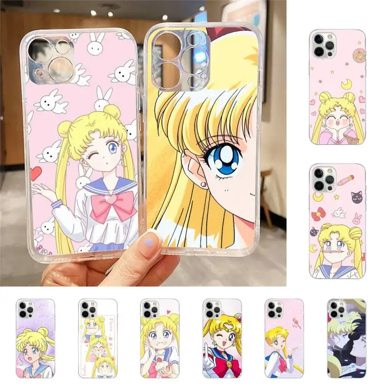 

Cartoon Sailors Moons Phone Case For Iphone 7 8 Plus X Xr Xs 11 12 13 Se2020 Mini Mobile Iphones 14 Pro Max Case