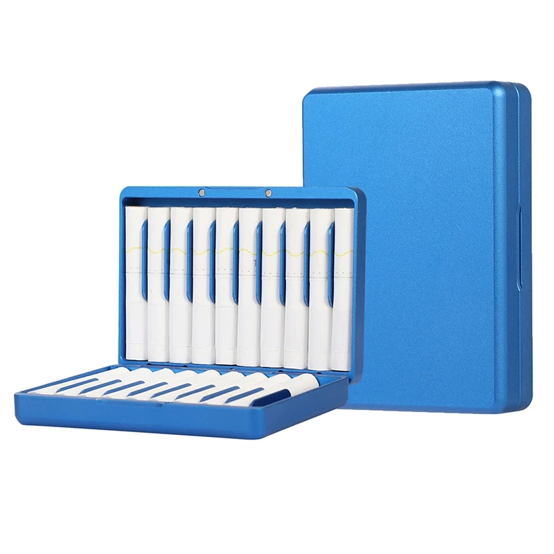 

Металлический футляр для хранения сигарет для курения чехол для IQOS ILUMA 3 DUO 20 шт. Короткий держатель сигареты футляр для переноски для IQOS 3,0