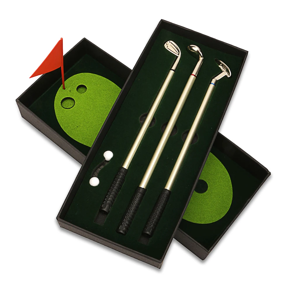 

Мини-ручка для гольф-клуба, настольные веселые игрушки, шариковая ручка для подростков, школьный и офисный подарок на день рождения для маль...