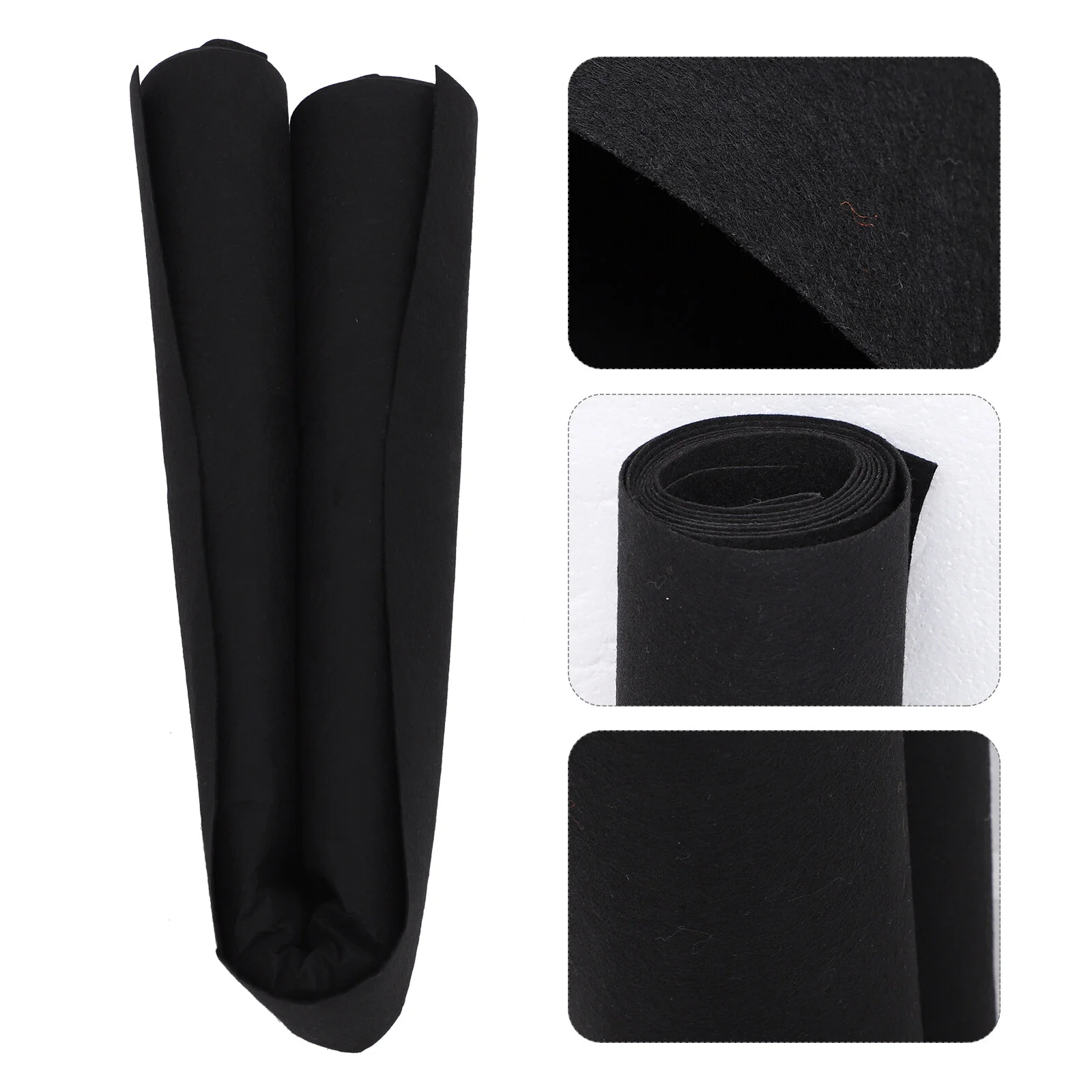 

Felt Cloth Fire Proof Mat Fabric Auto Body Repair Material Blanket Black