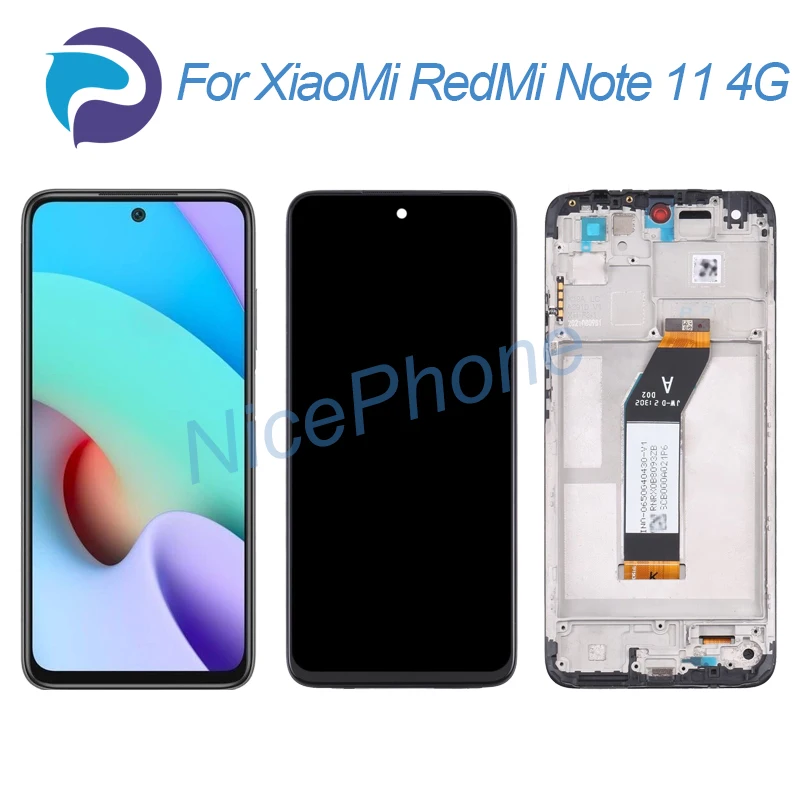 

For RedMi Note 11 4G LCD Screen + Touch Digitizer Display 2400*1080 21121119SC For RedMi Note 11 4G LCD Screen