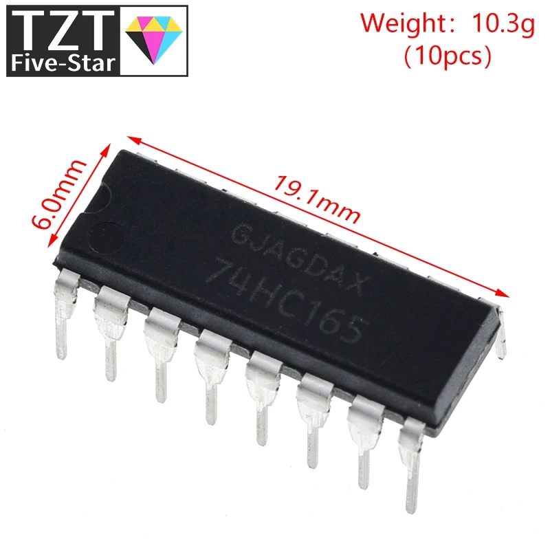 Фото TZT 10/30 шт. SN74HC165N SN74HC165 74HC165N 74HC165 №2