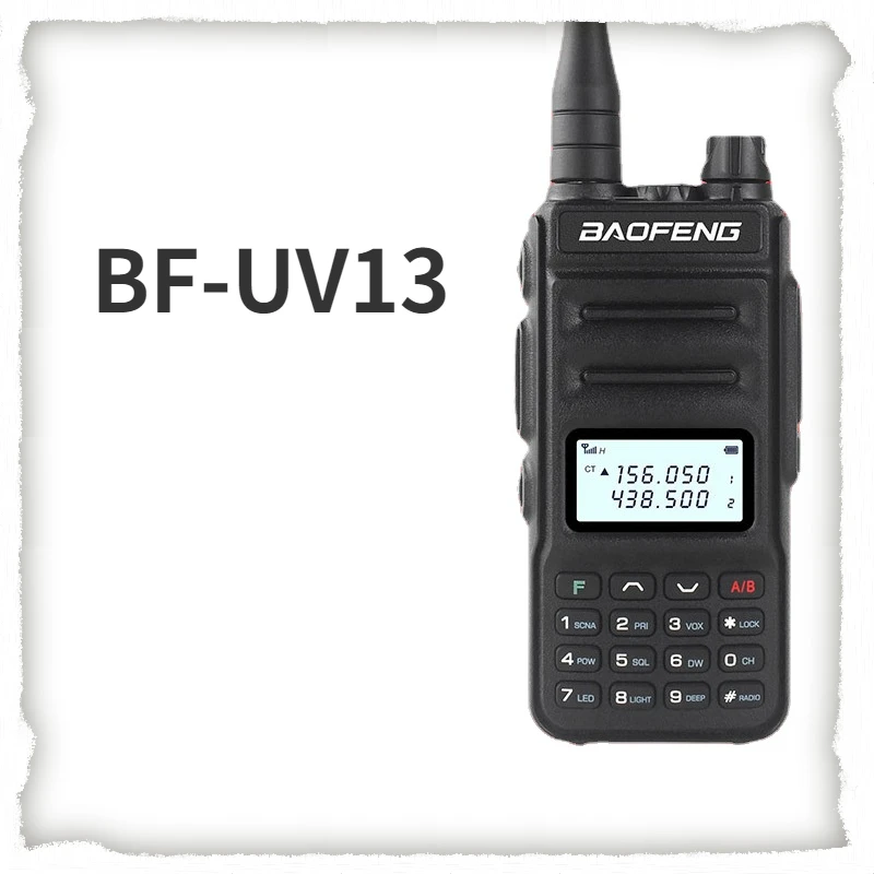 UV-13 Walkie-talkie Bao Feng Two-stage Outdoor Handheld High-power Walkie-talkie Go on Road Trip Wireless Device for Civil Use