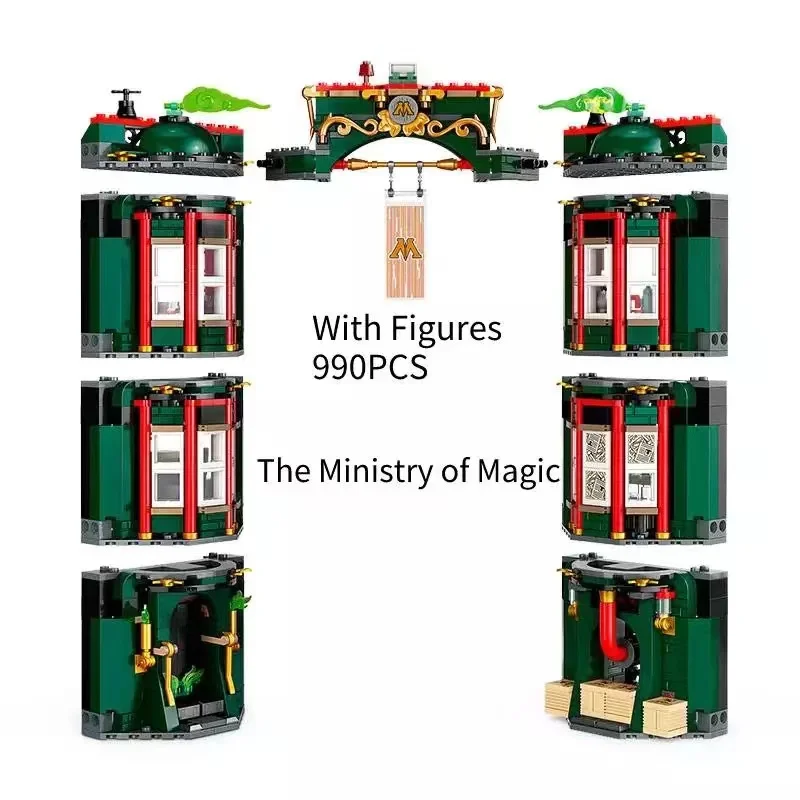 

NEW 76403 Harris The Ministry of Magic 12 Grimmauld Place Model Building Block Toys For Boys Girls Birthday Gift 76408 76407