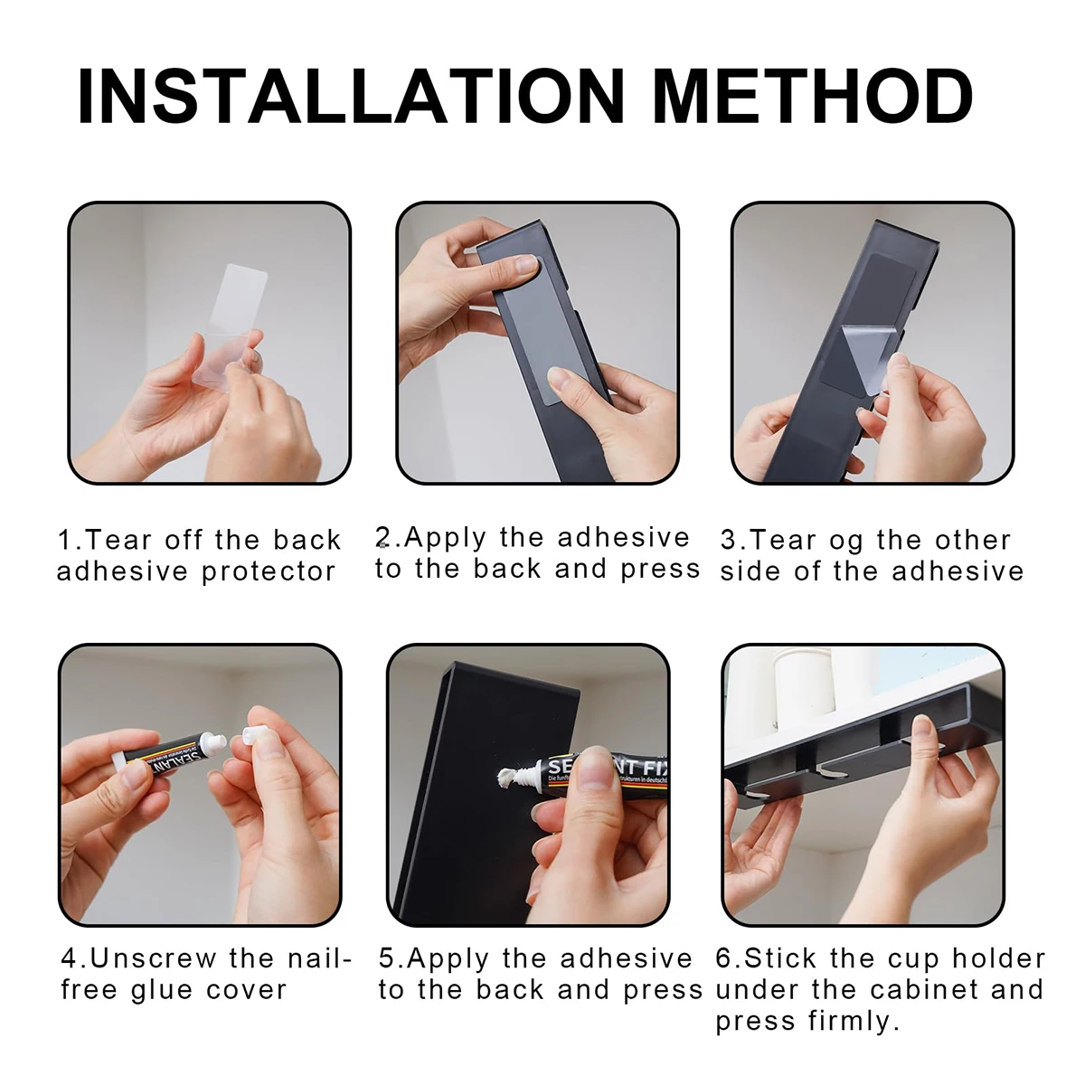 Подвесной держатель для бокалов вина под шкафом стойка подвесная полка