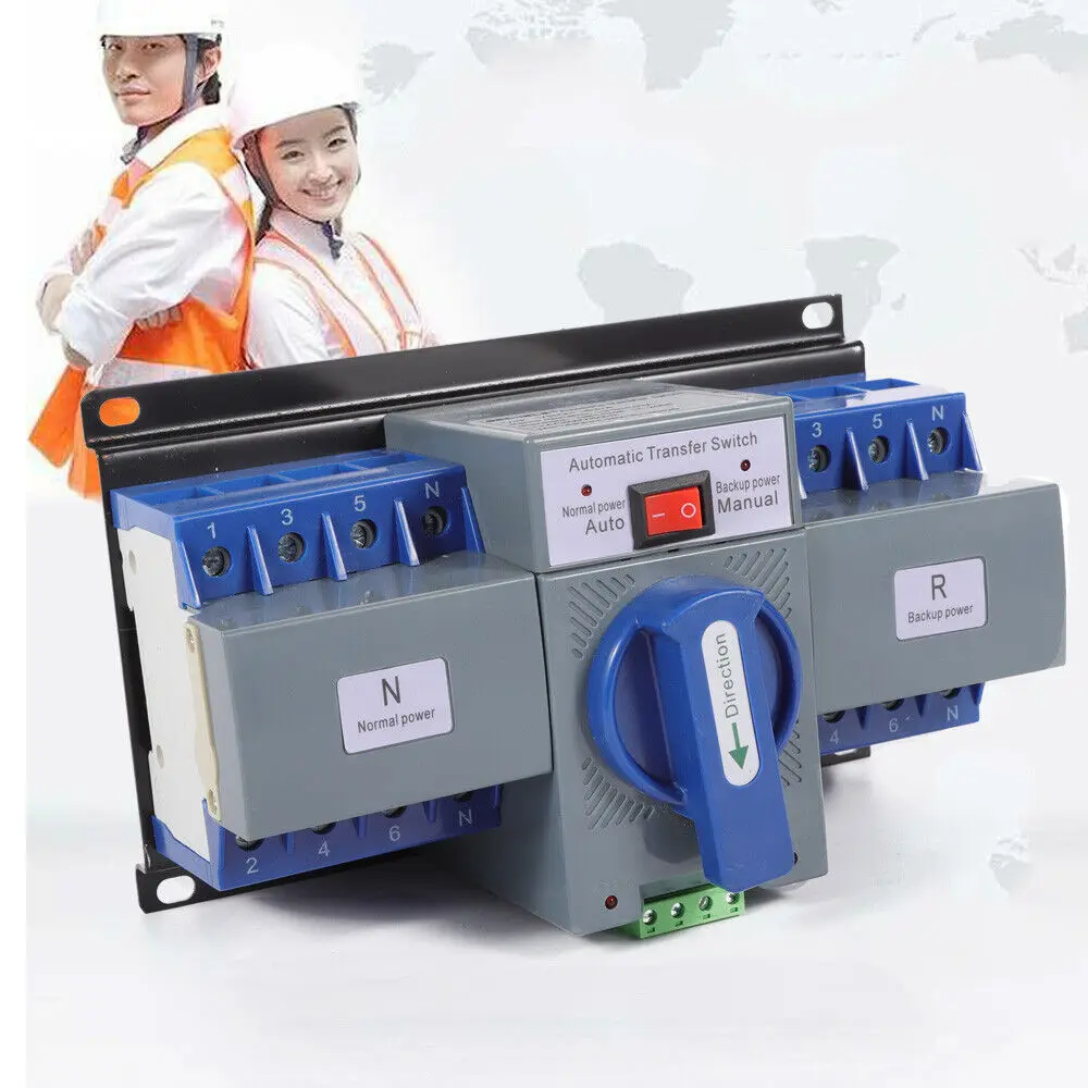 

4P 63A Automatic Switch Transfer Switch Dual Power Supply PRO Switch for Generator