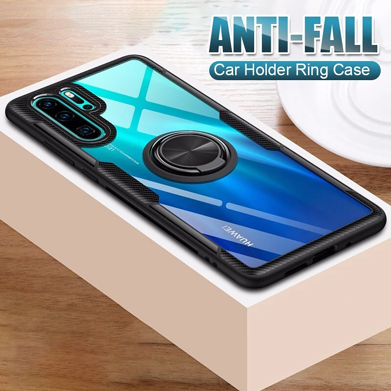 

Shockproof Armor Phone Case For Huawei P30 P20 Lite Magnetic Ring Stand Cover For Huawei Mate 20 30 Shell Cases For Huawei P40