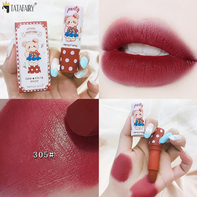 

Matte Lipstick Waterproof Long Lasting Makeup Lip Gloss Cosmetics Velvet Lipstick Women Makeup Sexy Red Lip Stick Maquillajes