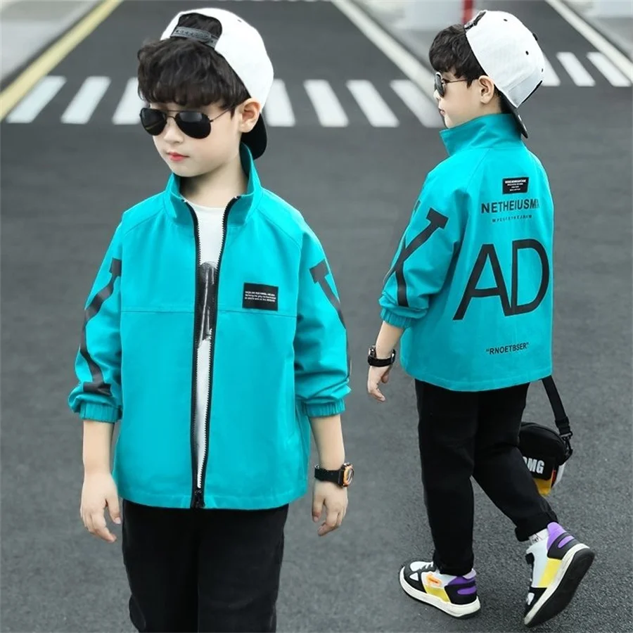 

Куртка для мальчиков на весну и осень, детские топы, ветровка для маленьких мальчиков, Детская школьная одежда, водонепроницаемая chil верхняя одежда с длинным рукавом и капюшоном