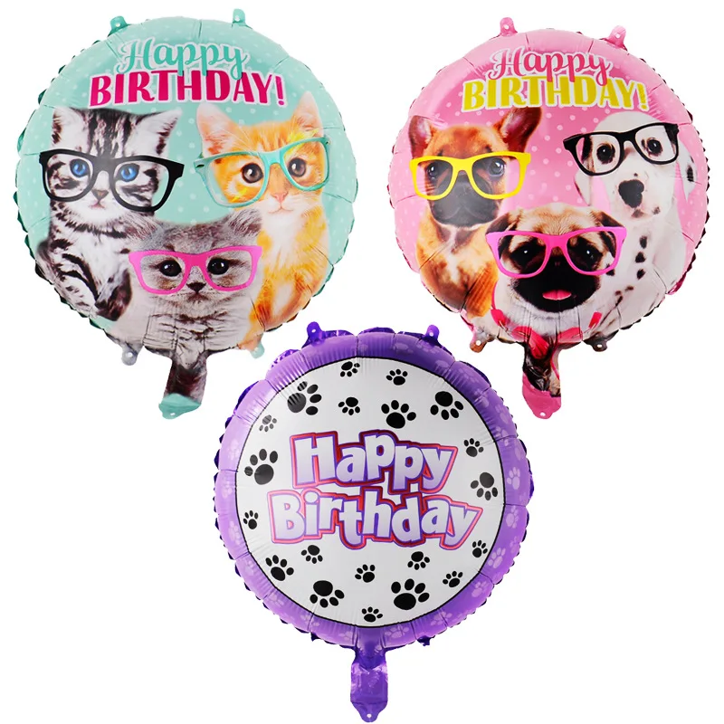 

1/5/10PCS 18inch Pet Cat Dog Paw Balloon Blue Pink Animal Party Helium Globes Baby Shower Kids Birthday Favor Party Decoration
