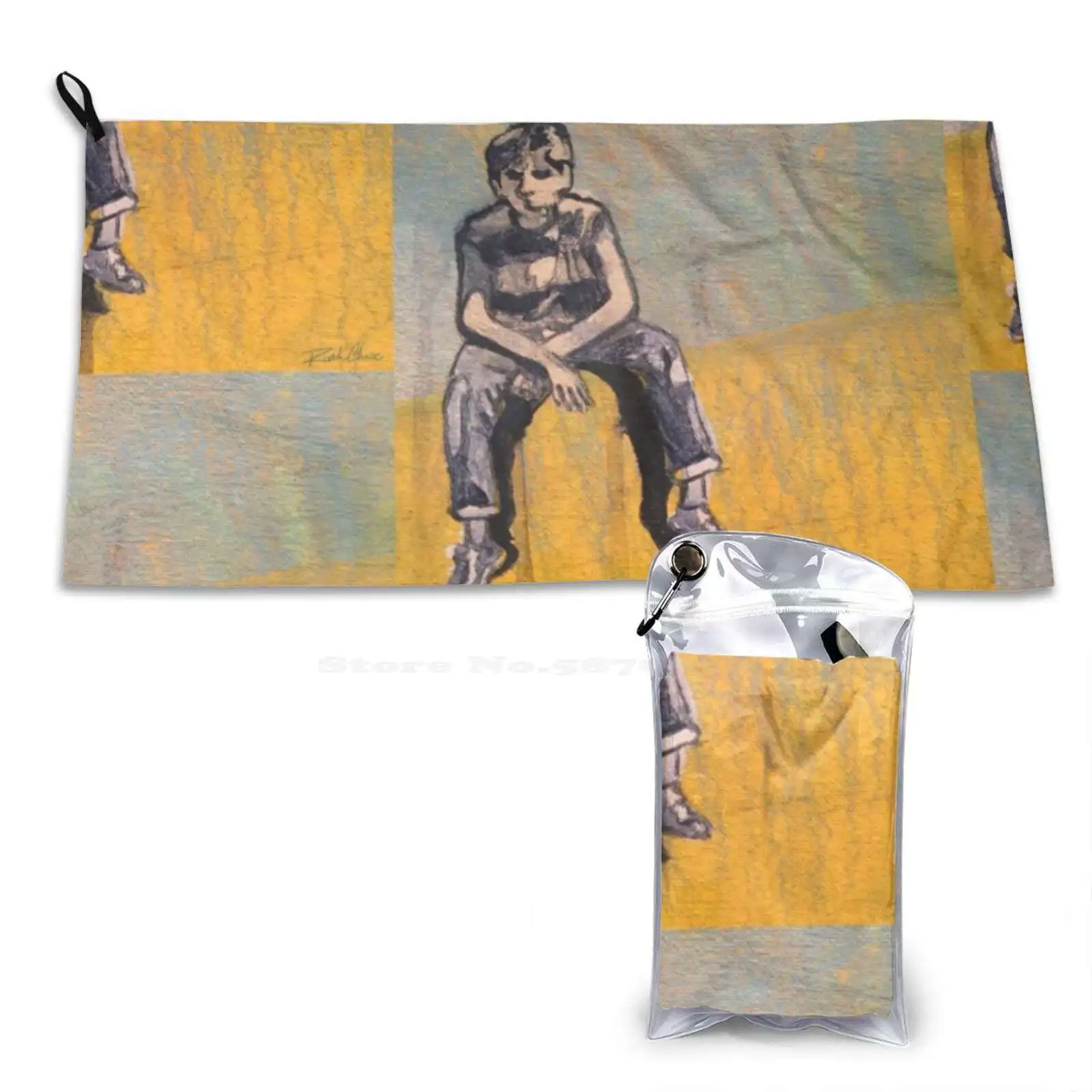 Кэрри Хюруп для Евгене Тарато-Запад Линкольна Project Мягкое полотенце из